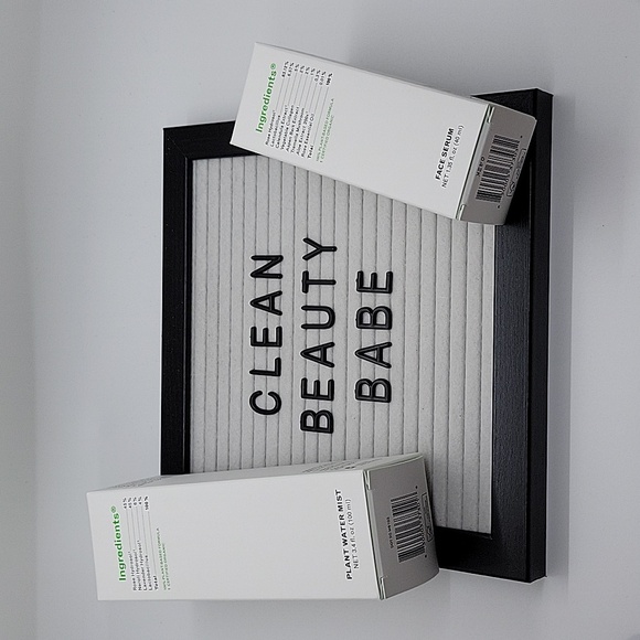 Ingredients Plant Water Mist and Face Serum - Picture 1 of 5